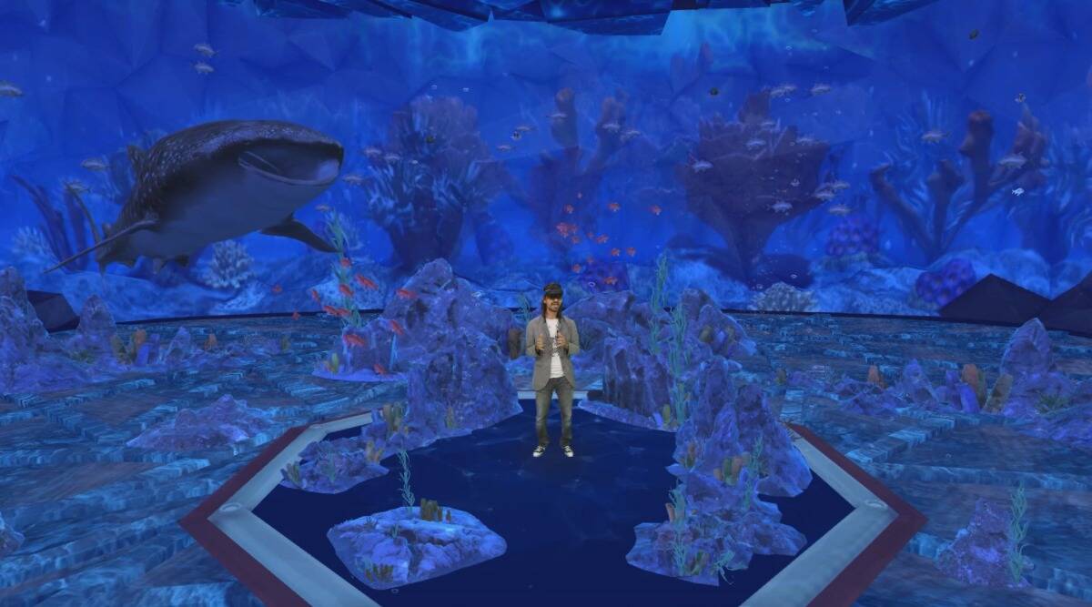 Alex Kipman of Hololens on a virtual stage