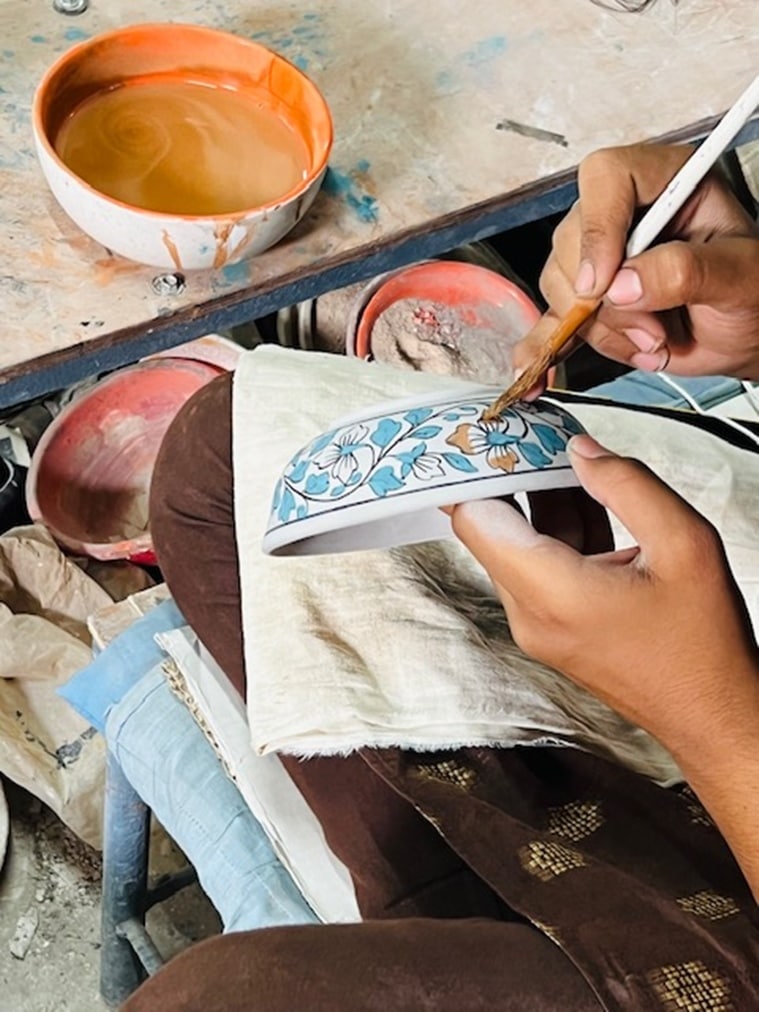 Hues of Khurja Heritage, process and changing trends of pottery in the