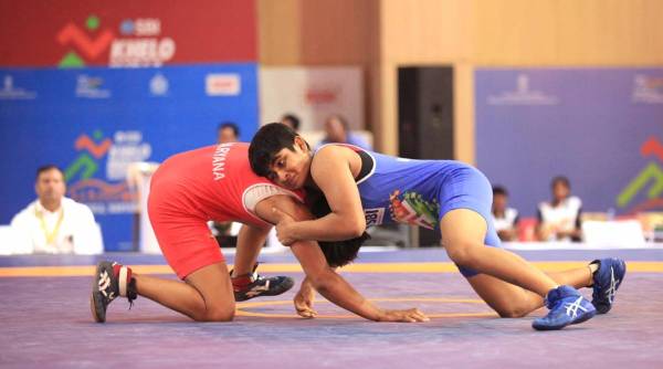 Asian Games: Antim Panghal wrestling