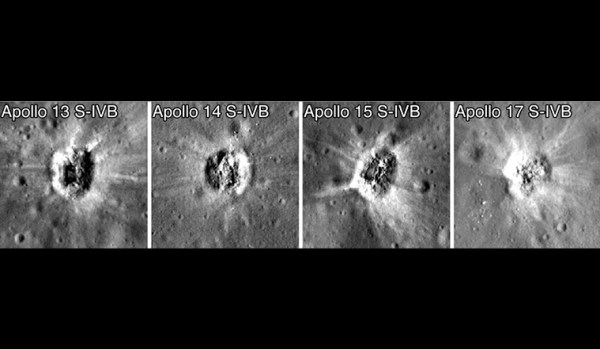NASA spotted an unusual impact site on the Moon from an unknown rocket