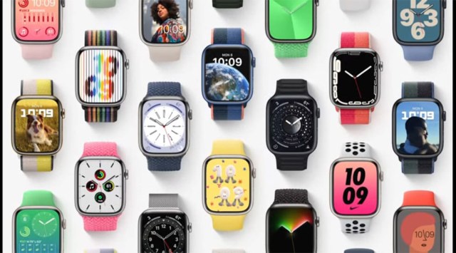 Apple introduced four new watch faces with watchOS 9. (Image credit: Apple / Screenshot)