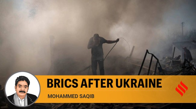 The Ukraine crisis could be an occasion for the leaders of BRICS nations to commit themselves to the original goal of the bloc. It's an opportunity they shouldn't let go of. (AP Photo/File) 