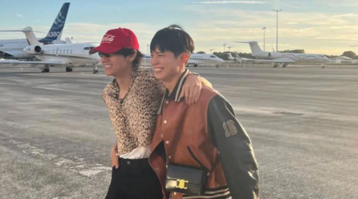 ARMY won over by BTS' V, Park Bo-gum's bromance after their return from  Paris