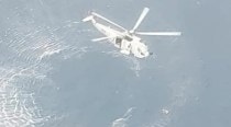 Four dead as ONGC chopper crashes off Mumbai coast 
