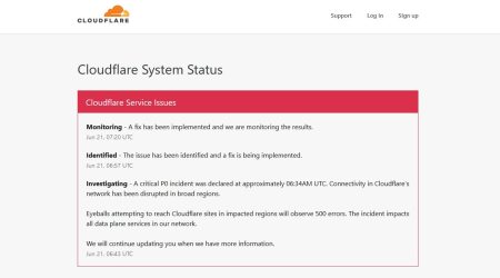 Cloudflare outage