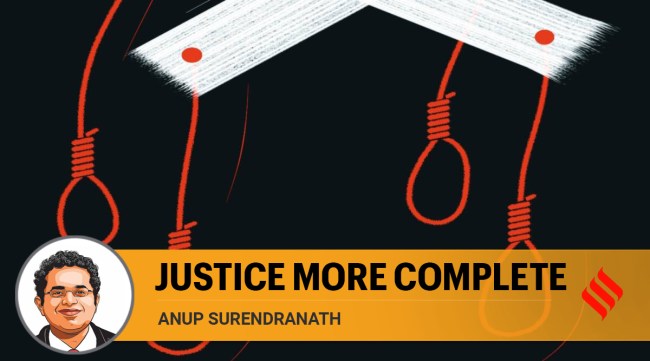 Along with a suo motu writ petition on the collection of sentencing information in death sentence cases that the bench headed by Justice Lalit is currently seized of, there is now a concerted effort to plug procedural gaps in death penalty sentencing.  (Illustration: C R Sasikumar)