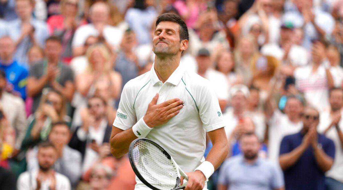 Novak Djokovic, Stefan Djokovic, Grand Slam winner, Tim van Rijthoven, Wimbledon, Jannik Sinner, Indian Express, News