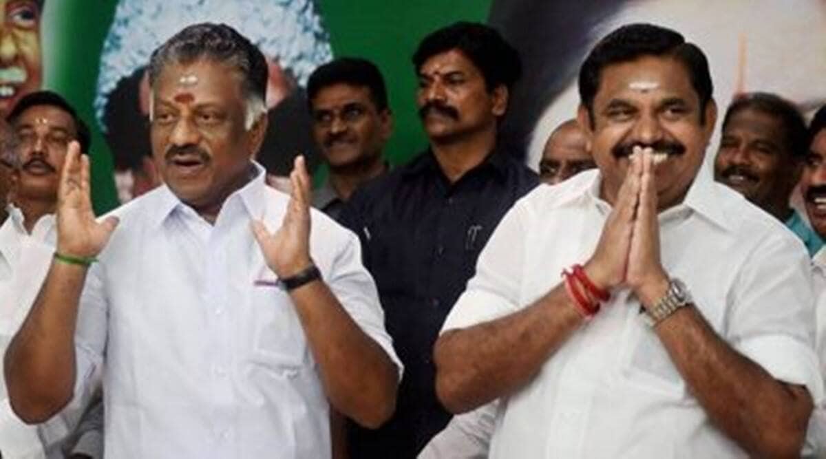 O Panneerselvam and Edappadi K Palaniswami. (File)