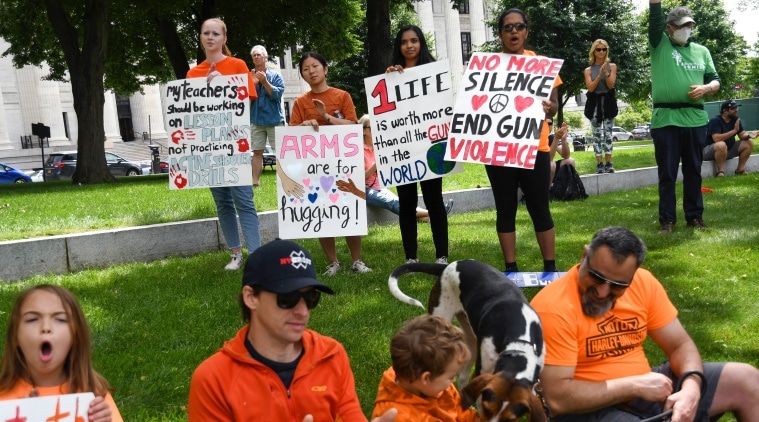 ‘Scared and tired’: Thousands across the US rally against gun violence ...