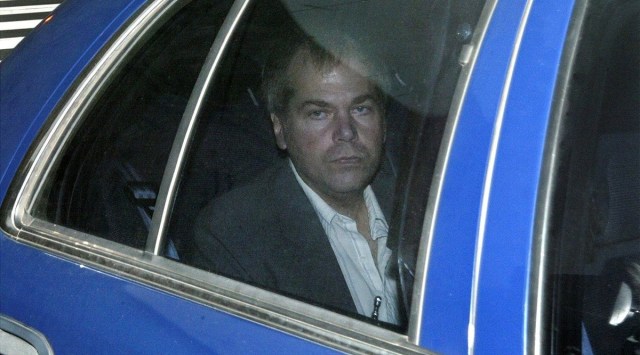 John Hinckley Jr. arrives at U.S. District Court in Washington, on November 18, 2003. (AP, file)