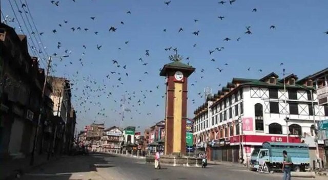 A street of Jammu and Kashmir's summer capital, Srinagar, after revocation of Article 370 (File photo)
