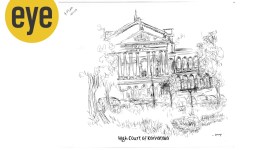 The Indian Express’s chief political cartoonist EP Unny, EP Unny cartoons, EP Unny caricatures, EP Unny political cartoons, EP Unny sketches Bengaluru, EP Unny exhibition, indian express news