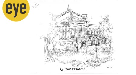 The Indian Express’s chief political cartoonist EP Unny, EP Unny cartoons, EP Unny caricatures, EP Unny political cartoons, EP Unny sketches Bengaluru, EP Unny exhibition, indian express news