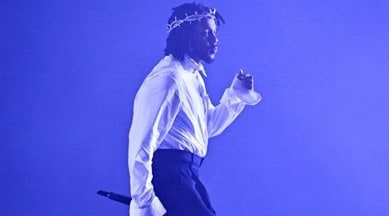 Kendrick Lamar Laments Loss of Women's Rights Wearing Crown of Thorns