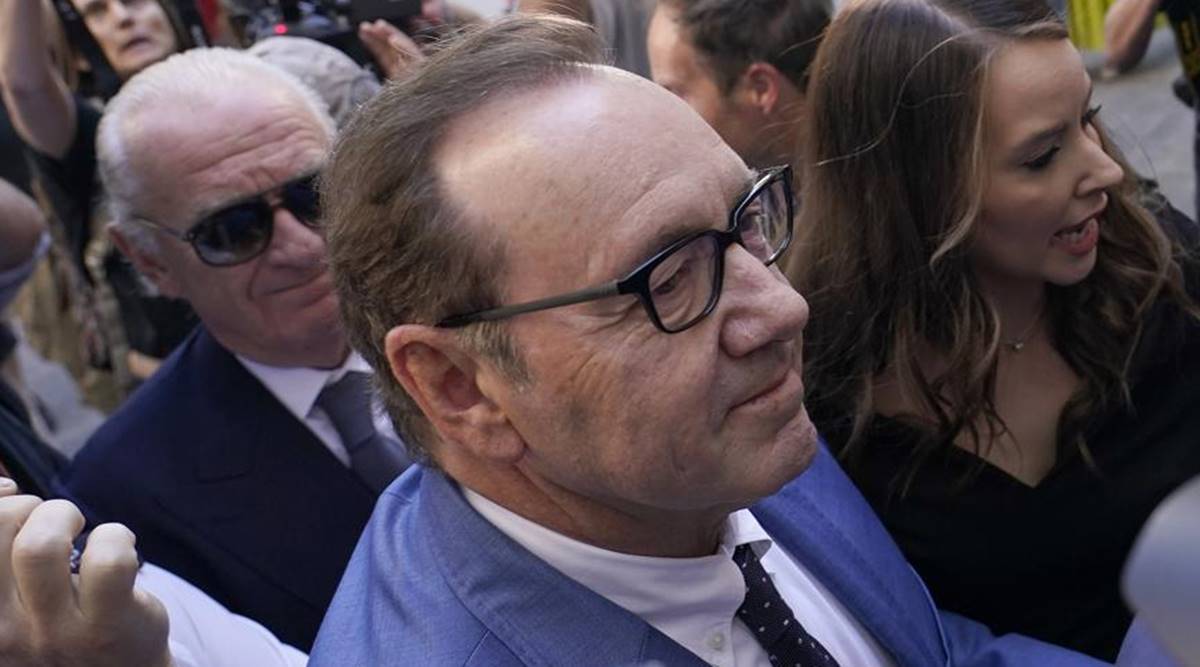 Kevin Spacey Appears In Uk Court To Face Sex Assault Charges Hollywood News The Indian Express