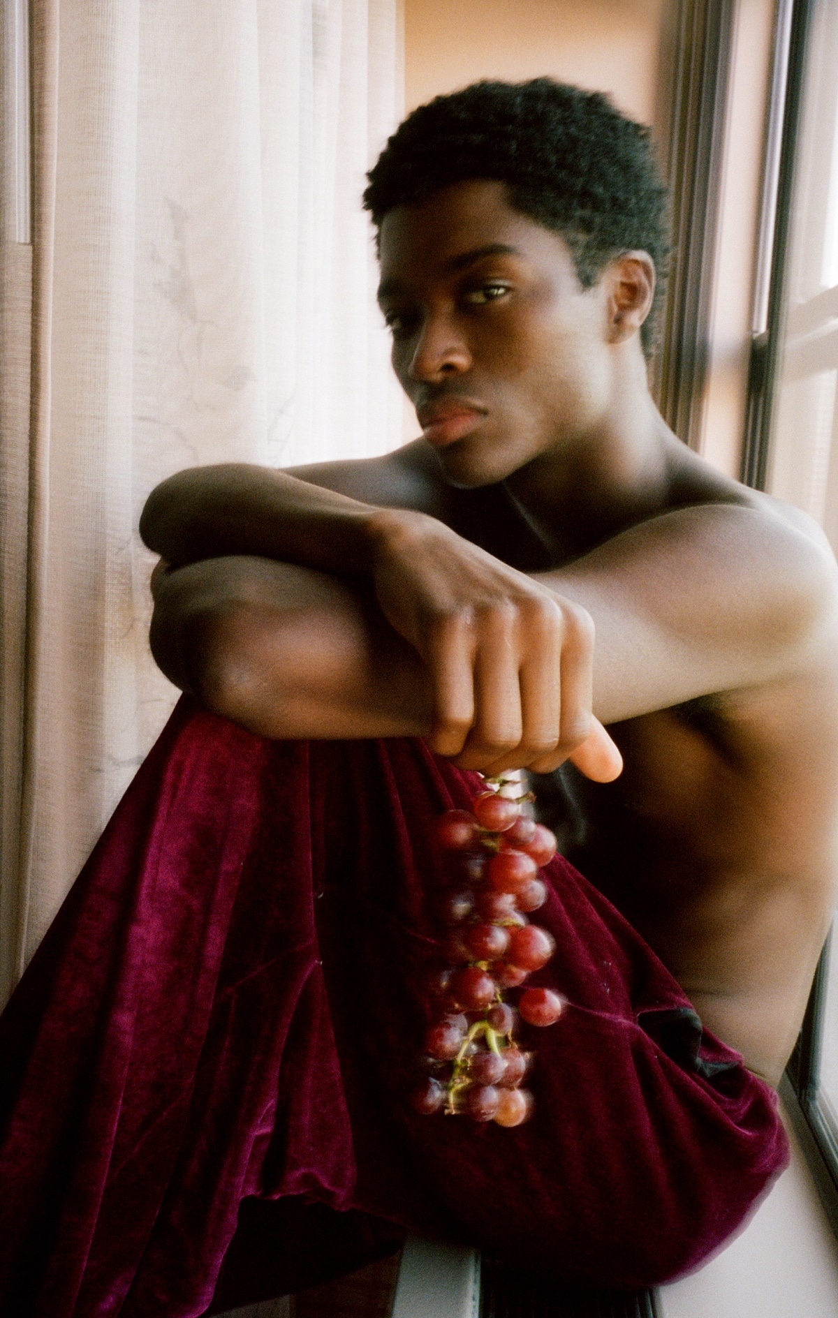 Alton Mason, modelo, actor y cineasta, en una habitación de hotel en Manhattan, el 16 de junio de 2022. (Luisa Opalsky/The New York Times)