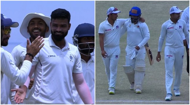 Mumbai take on Madhya Pradesh in the Ranji 2021-22 final. (Twitter/BCCI Domestic)