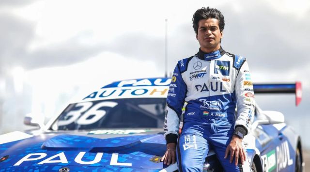 The Mercedes driver has set a clear goal for himself with a podium finish at the weekend. (Twitter)