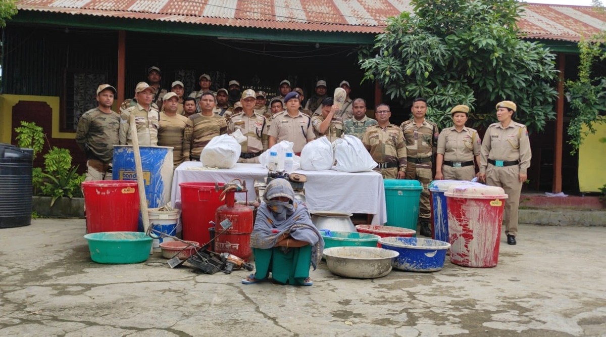 Drug Lab Busted In Manipur Over 222 Kg Brown Sugar Seized North East India News The Drug Lab Busted In Manipur Over 222 Kg Brown Sugar Seized North East India News The