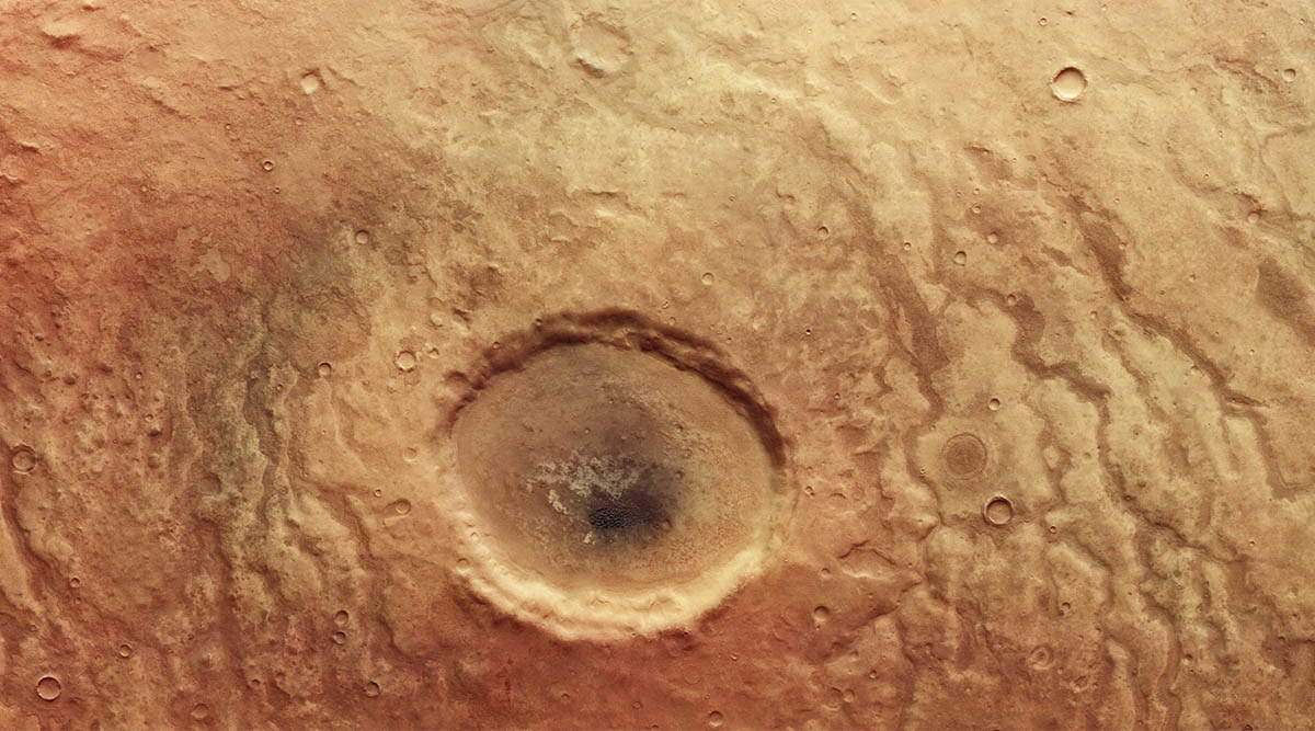 Take a look at this ‘open eye’ crater on Mars | Technology News - The ...