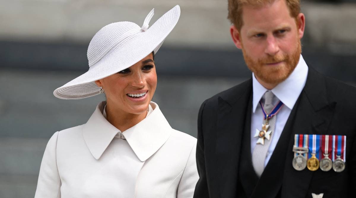 Meghan Markle, queen elizabeth, prince Harry queen jubilee celebrations