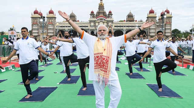 Karnataka civic bodies spent Rs 56 crore for PM Modi’s Yoga Day visit ...