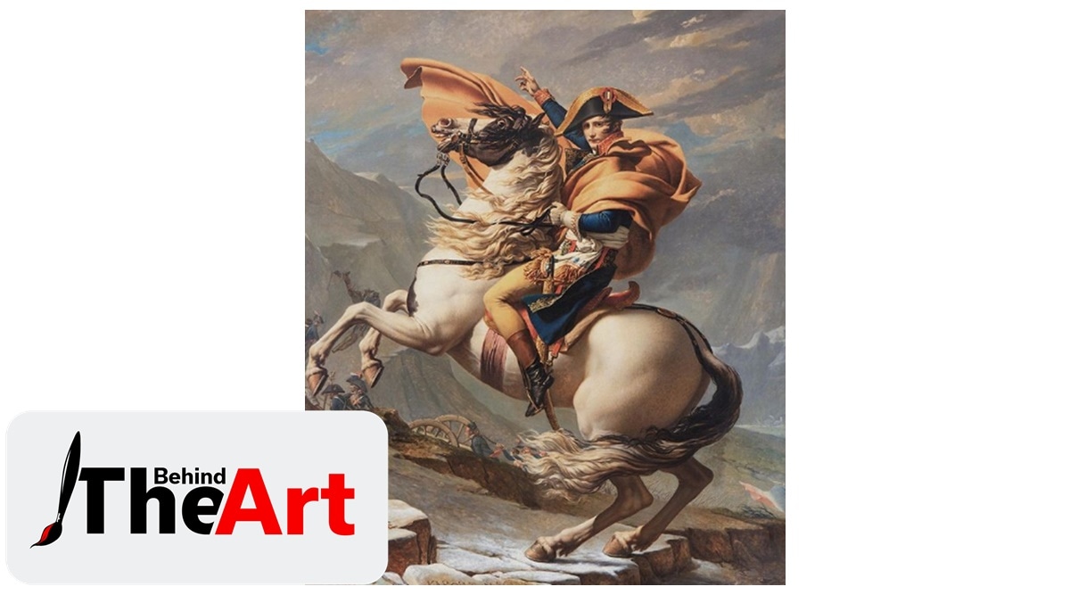 Behind The Art Why Was Jacques Louis David S Painting Napoleon   Napoleon Crossing The Alps 1200 