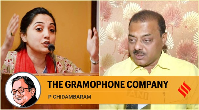 P Chidambaram writes: Nupur Sharma and Naveen Jindal are loyal foot soldiers of the BJP and they listen to their leaders intently.