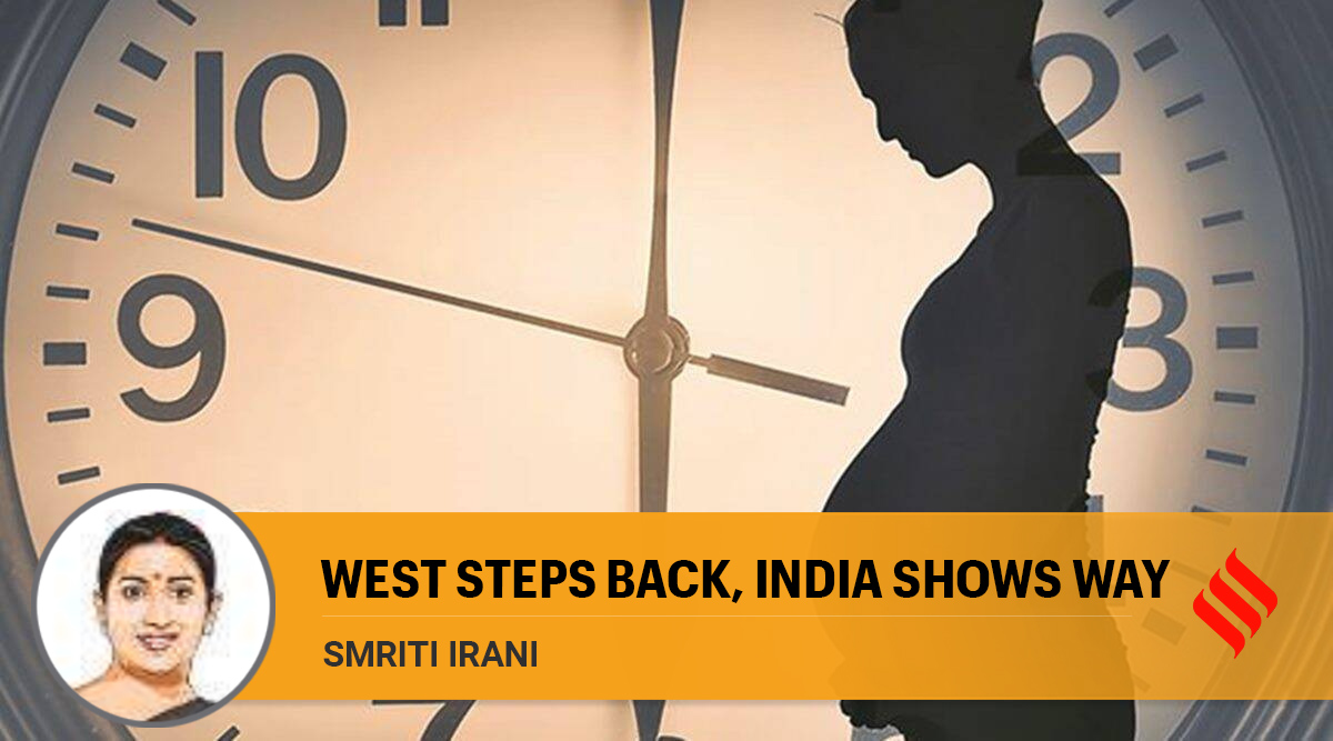 Discussion on Smriti Irani’s article on West stepping back and India showing the way in Indian Express Article