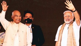 Prime Minister, Narendra Modi, Indian President, Ram Nath Kovind, Paraunkh, Kanpur Dehat, Uttar Pradesh, Uttar Pradesh Governor, Anandiben Patel, Uttar Pradesh Chief Minister, Yogi Adityanath