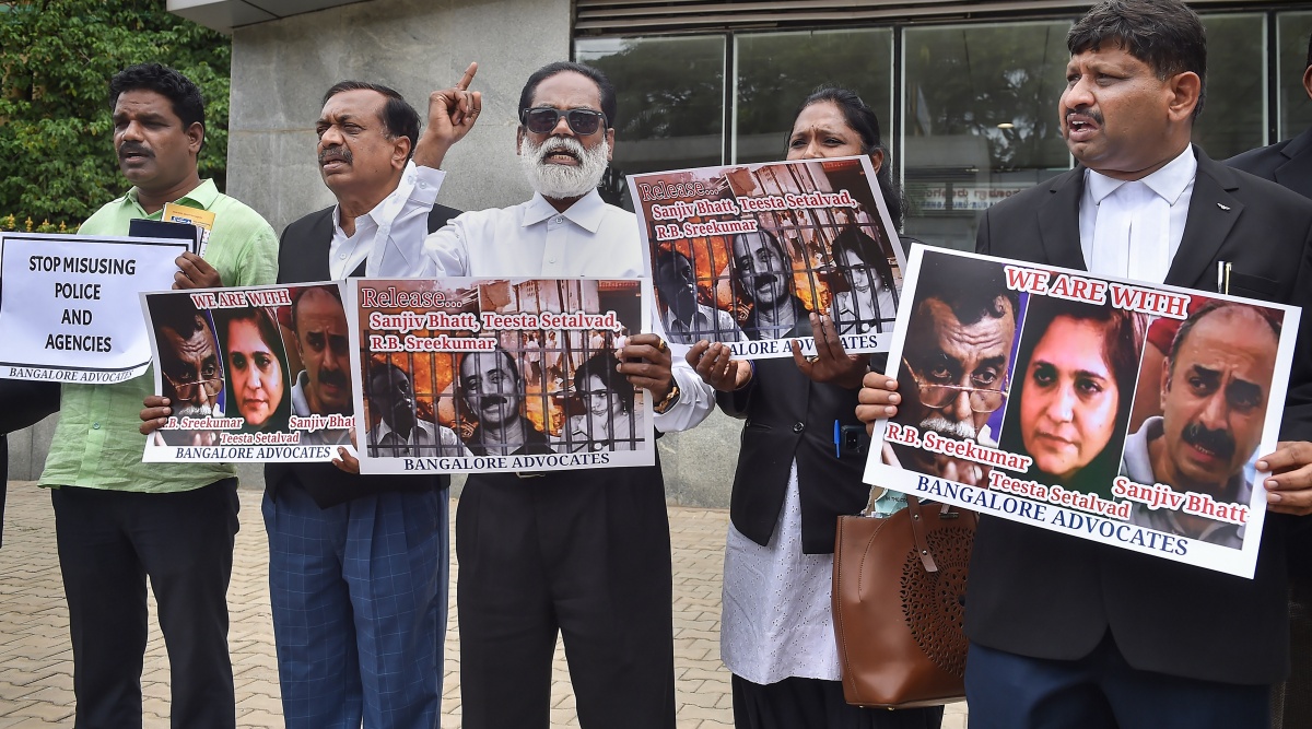 Teesta Salved releaseTeesta Setalvad