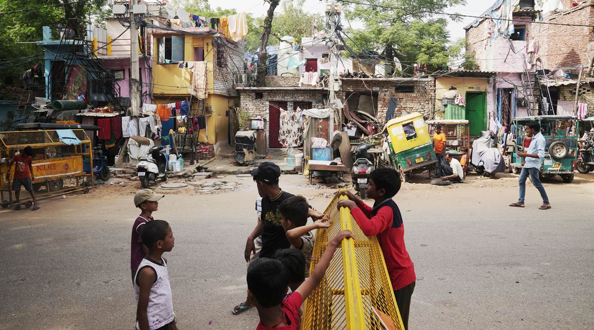 The Rajinder Nagar bypoll is on June 23. (Express Photo by Abhinav Saha)