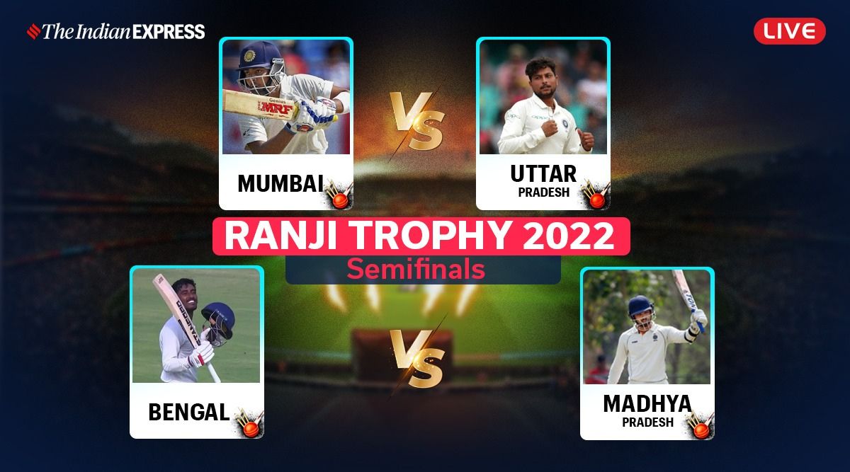 Ranji Trophy 2022 SF, Day 4 Live Score Updates MP 237/5 vs Bengal