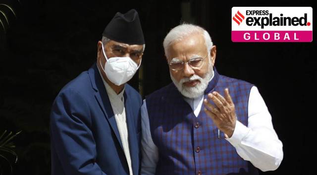Nepal PM Sher Bahadur Deuba with Indian Prime Minister Narendra Modi in New Delhi. (File)