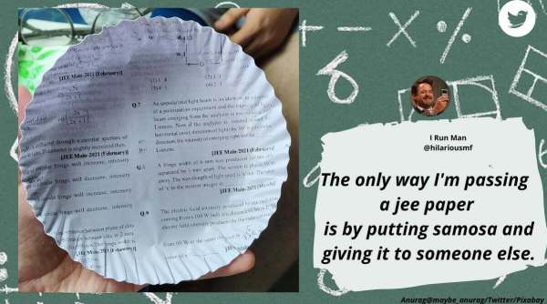 JEE question paper, Kota, paper plate made of JEE question paper, IIT, IIT coaching, JEE, indian express