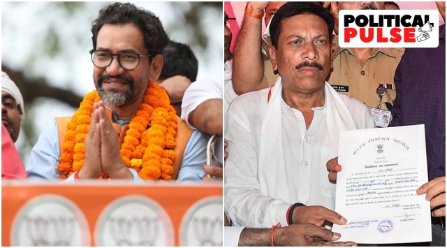 Dinesh Lal Yadav Nirahua and Ghanshyam Singh Lodhi. (Images: Facebook, PTI)