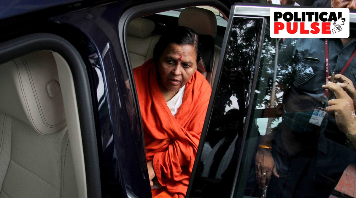 Senior BJP leader Uma Bharti. (Express photo)
