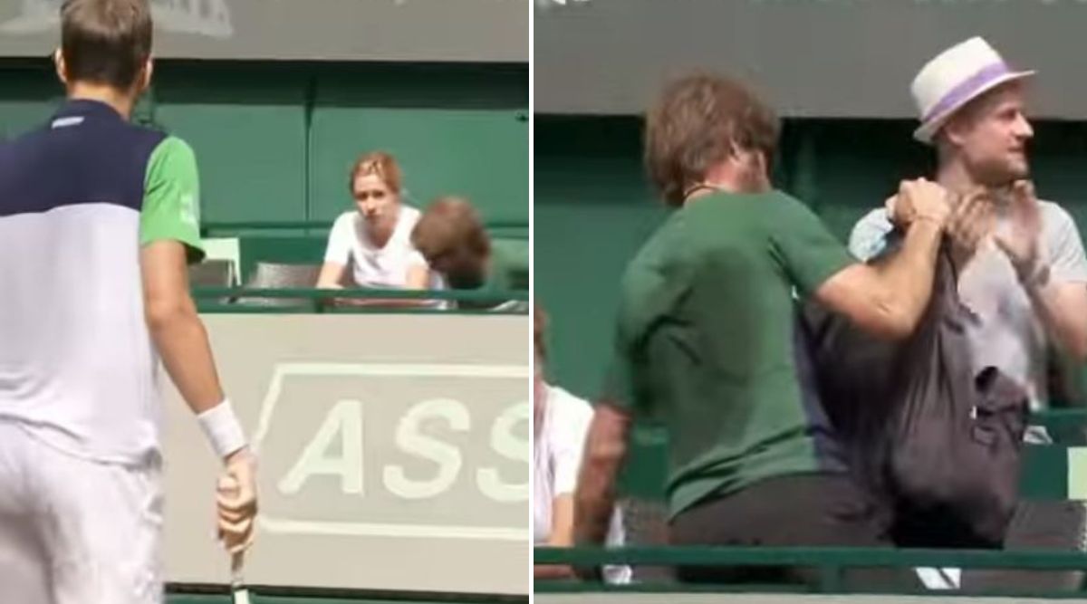 Watch Daniil Medvedev yells at his coach, who walks away from the court Tennis News