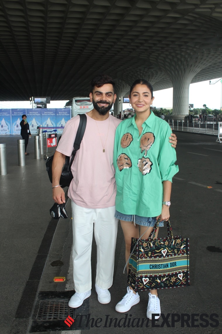 Anushka Sharma blends cool and comfortable for stylish airport look with  Virat Kohli