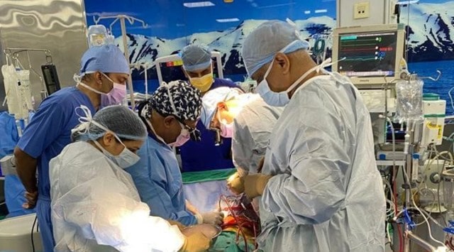 The whole team worked at a breakneck speed and the heart was transplanted in the mandated time frame. (Express Photo)