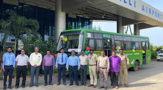 The bus fare from the central bus terminus to the Hubballi airport is Rs 25 and the service to the airport will run from 6 am to 9.30 pm daily.