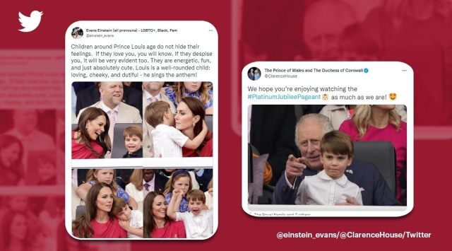 Prince Louis, Prince Louis expressions, Platinum Jubilee celebration, Kate Middleton, Prince Louis at jubilee celebrations, indian express