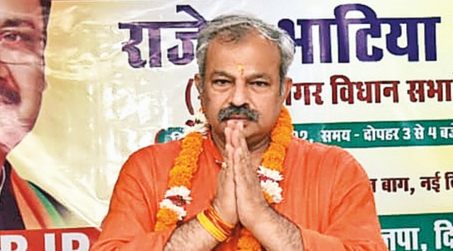 Delhi BJP, Bharatiya Janata Party (BJP), Adesh Gupta, Rajinder Nagar bypoll, Aaam Aadmi Party, durgesh pathak, Delhi news, Delhi city news, New Delhi, India news, Indian Express News Service, Express News Service, Express News, Indian Express India News ,