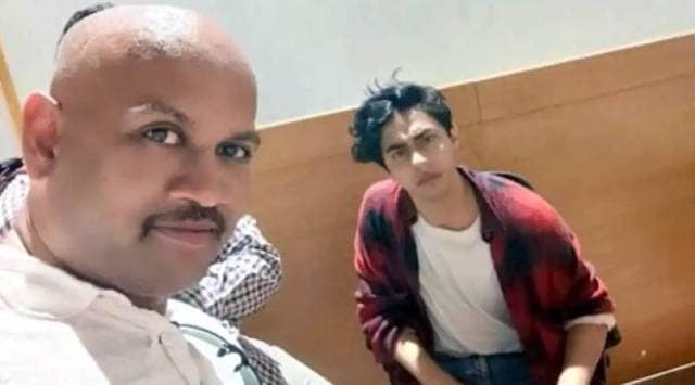 KP Gosavi with Aryan.