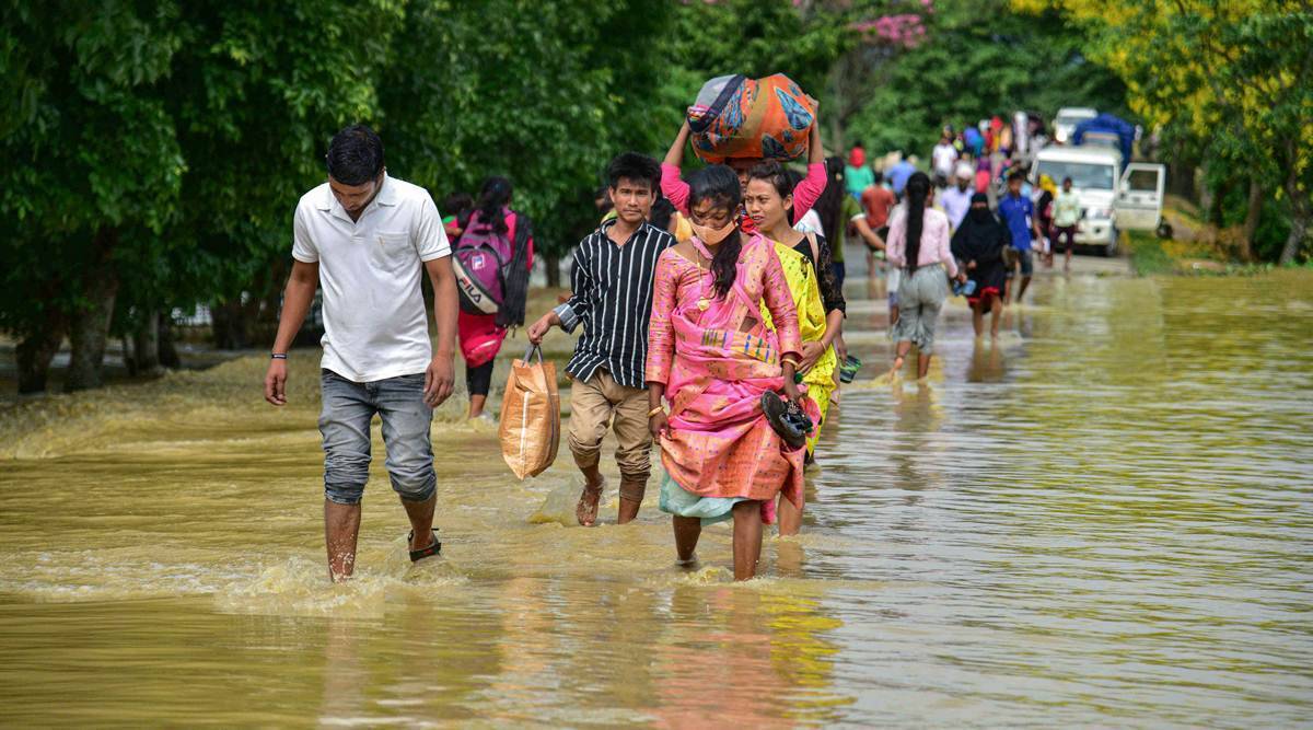 Flood Situation Remains Grim In Assam Over 25 Lakh Still Hit North East India News The 2603