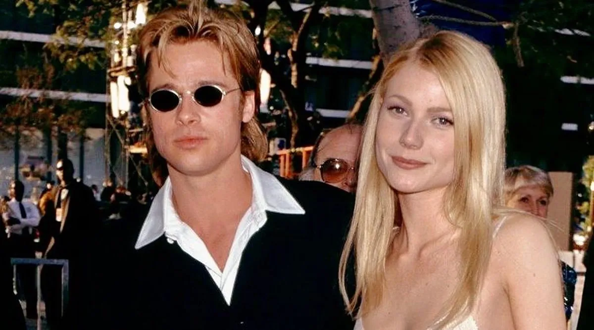 Brad Pitt and Gwyneth Paltrow during their early days.