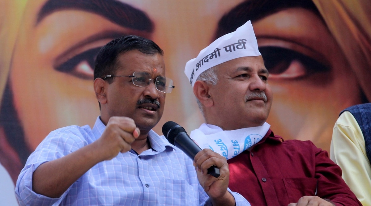 Arvidn Kejriwal, AAP protests, Targettied killing of kashmiri pandits, kashmiri Pandits killings, delhi news, Indian express