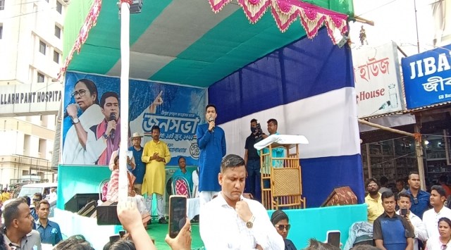 "Manik Saha has been made scapegoat. BJP's claim that “double-engine government is the only solution” is more like an old wine in new bottle," Banerjee said.