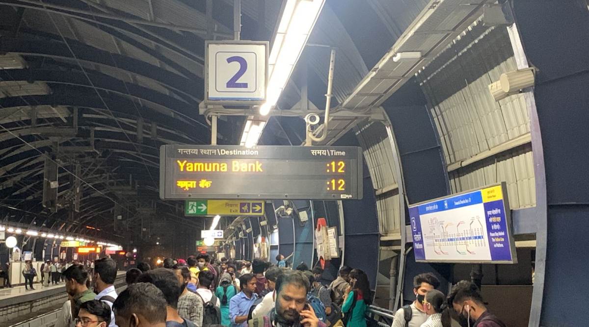 Passengers make emergency exit after Delhi Metro’s Blue Line snag