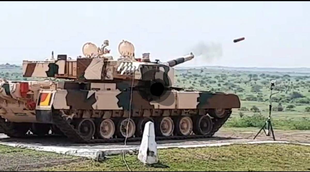Laser-guided anti-tank missile successfully tested from Arjun tank
